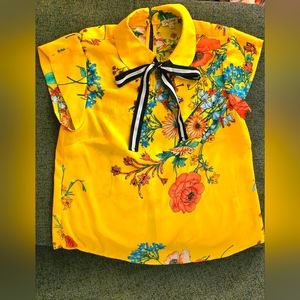 Lily White Bow Neck Blouse